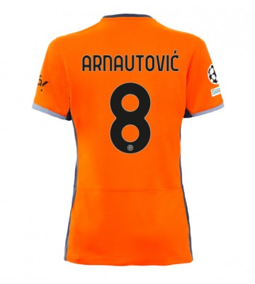 Inter Milan Marko Arnautovic #8 Replika Tredjetrøje Dame 2023-24 Kortærmet